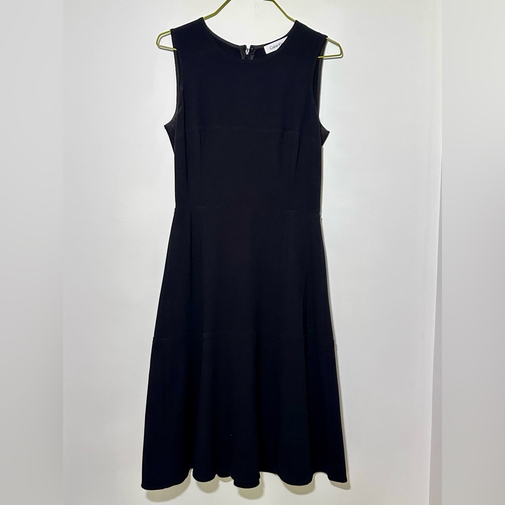 Calvin Klein Classic Black Midi Dress
